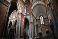 Napoli Ã¢â¬â Scorcio del transetto della Basilica di San Domenico Maggiore Royalty Free Stock Photo